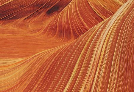 Waves of Canyon - canyon, striped, smooth, waves