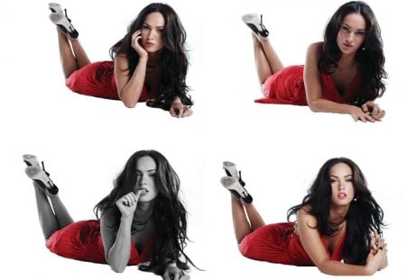 Megan Fox X 4 - megan, megan fox, fox, beautiful, model, actress