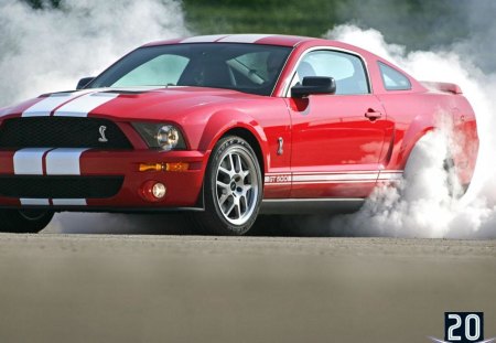 Mustang GT - ford, car, mustang, red