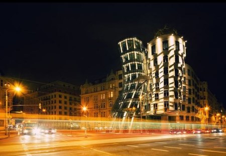 Amazing Building - picture, at night, building, amazing, cool