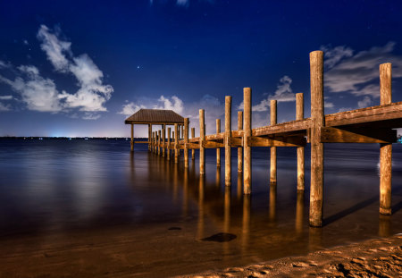 Under The Boardwalk - lakes, nature, skies, piers, other