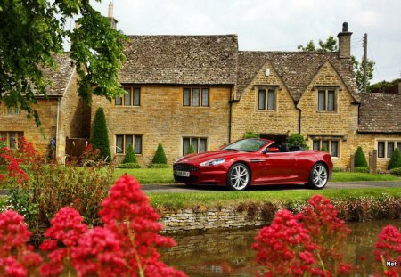 house and car - fun, architecture, car, houses