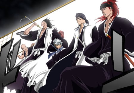 [Bleach] We're Back - renji, animation, manga, toshiro, kenpachi, shinigami