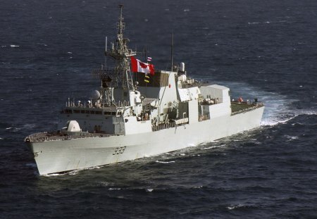 Frigate HMCS Toronto - hmcs, canadian, ocean, warship, frigate, halifax, toronto, canada, sea, missile