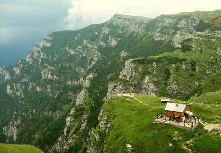 CARAIMAN HUT - nature, caraiman, mountains, romania