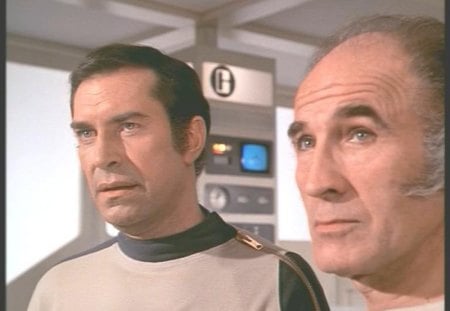 MARTIN LANDAU & BARRY MORSE - action, entertainment, tvshow, usa