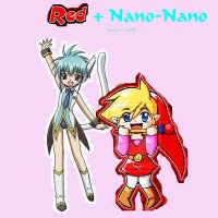 Red   Nano-Nano-Healing Staff