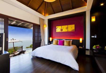 Beautiful Bedroom - nice, ocean, beautiful, bedroom, relax