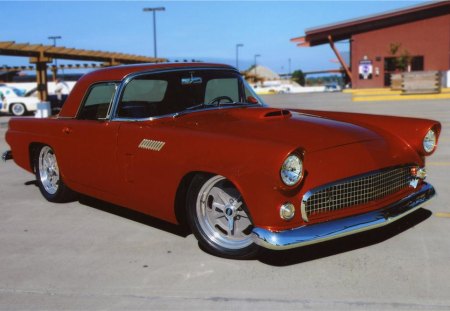 1956 Ford custom Thunderbird - thunderbird, vintage, classic, 1956, ford, cool, custom