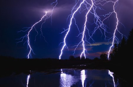 Lightning - storm, nature, lighting, other