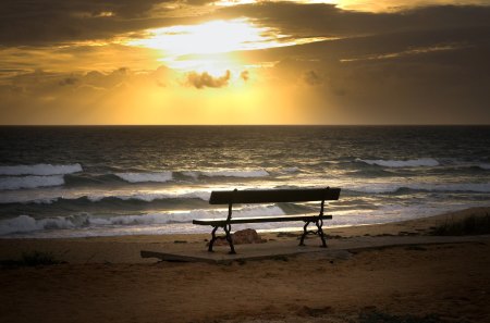 Sunset - nature, beach, sunset, other