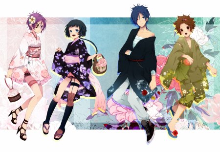 Hitman Reborn katekyou - girls, guys, anime, shopping, high heels