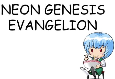 ramen rei - evangelion, neon genesis evangelion, rei, chibi, ramen, rei ayanami