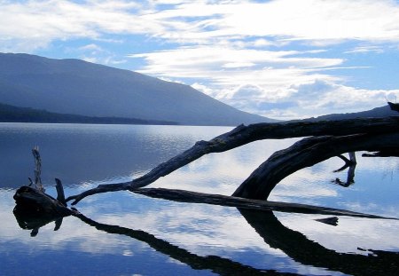 Ushuaia Argentina - nature, landscape, snow, lake, mountain