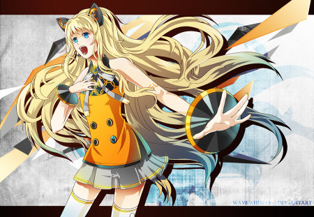 SeeU - blue eyes, volcaloid3, blond, singer, seeu, new