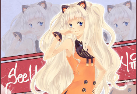 SeeU - volcaloid, cute, kitty ears, seeu, sweet