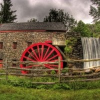 Water mill-HDR