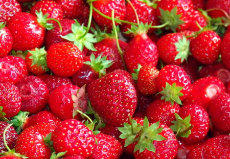 Strawberry Summer - red, summer, strawberry, fruit, berries, sweet, strawberries