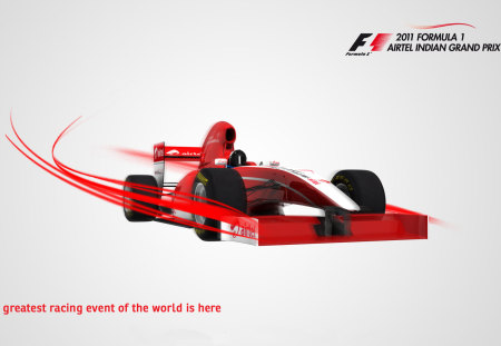 Formula 1 - f1, car, red, formula 1