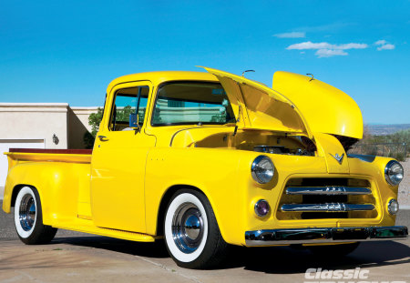 Lello Poppi - classic, yellow, dodge, truck