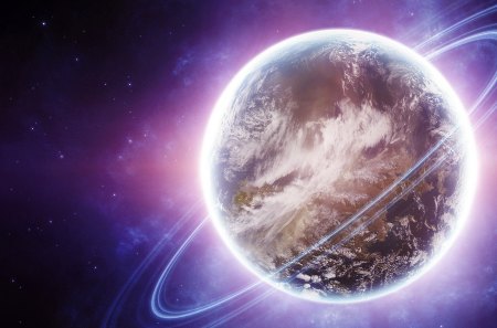 Univers - space, arc, 3d, planet