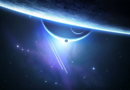 Univers - planet, space, arc, 3d