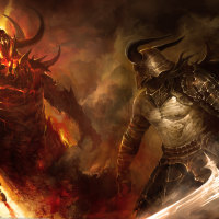 Warrior vs Demon