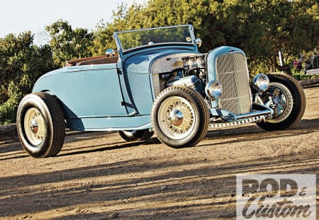 The Contender - 29, ford, roadster, ice blue