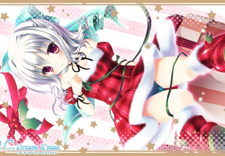 X-mas anime - cute, xmas, gurl, loli