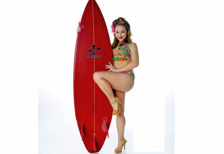 Surfer-Girl - picture, surfer, girl, beautiful