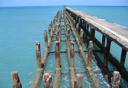 Ponte Metalica - metalica, pier, brazil, fortaleza