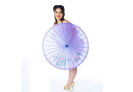 Umbrella Lady - picture, lady, cool, umbrella