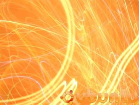 Orange Abstract - ubuntu