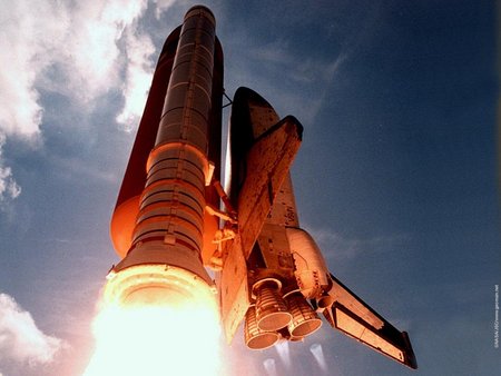 Firery Thrust - space shuttle