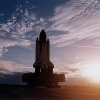 Space Shuttle - Setting Sun