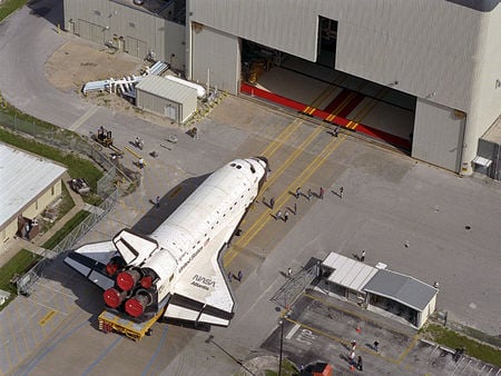 Atlantis - Towed Toward Hanger