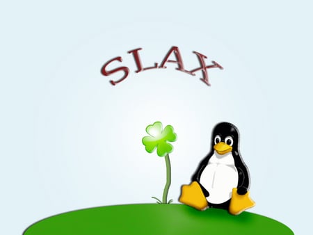 SLAX - slackware, slax, tux, clover