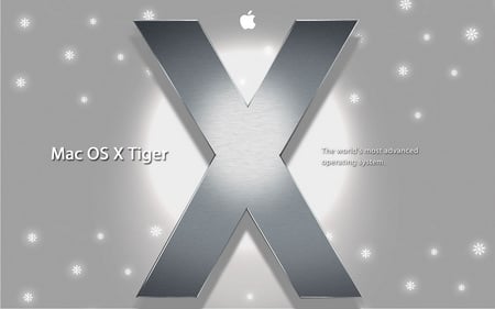 Mac OS X Tiger - apple, mac, os x, tiger