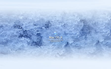 OS X On Ice - apple, on ice, os x, mac