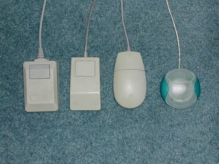 Apple Mouses - apple mouses, one button