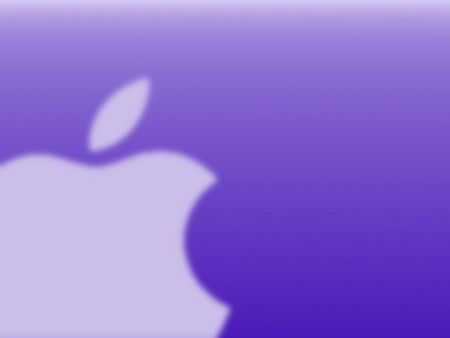 Purple Apple - mac, apple logo