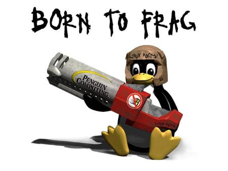 Born To Frag - tux