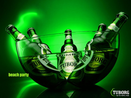 tuborg beach party - party, commercial, drinks, beer