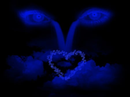 cryiing night sky  - eyes, cry, sky