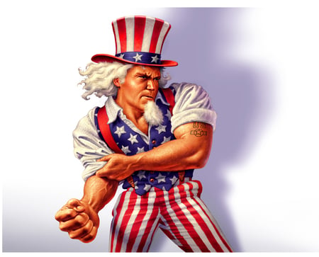 Yeah! That's right I'm Uncle Sam. - politics, entertainment, people, other