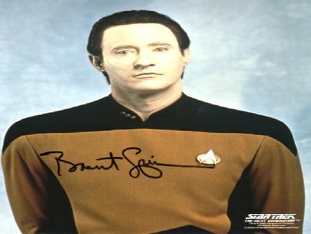 BRENT JAY SPINER AS ' LIEUTENANT COMMANDER DATA ' - tvshow, usa, entertainment, action