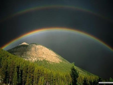 Rain - rainbow, nature, beautiful, other