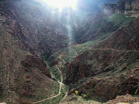 The Grand canyon - nature, sky, water, grand canyon, mountains