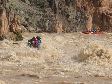 The grand canyon - river, grand canyon, water, nature, boat