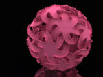 Abstract Single Continuious S-Woven Ball